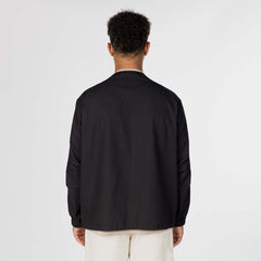 Snow Peak TAKIBI Herringbone Collarless Jacket Black - Parasol Store