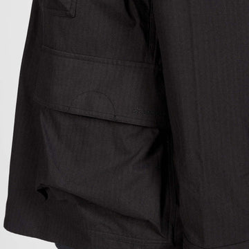Snow Peak TAKIBI Herringbone Shirt Jacket Black - Parasol Store