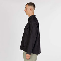 Snow Peak TAKIBI Herringbone Shirt Jacket Black - Parasol Store