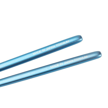 Snow Peak Titanium Chopsticks Blue - Parasol Store