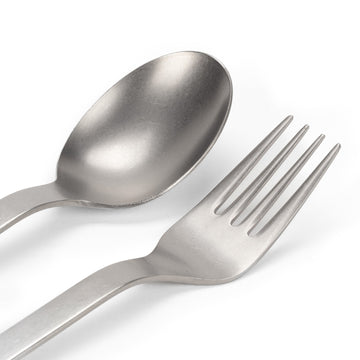 Snow Peak Titanium Fork & Spoon Set - Parasol Store