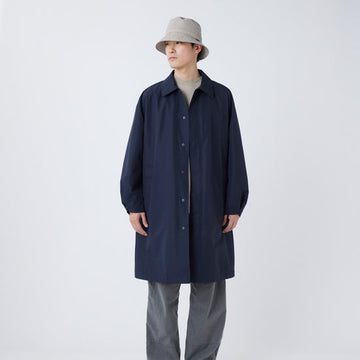 Snow Peak WINDSTOPPER Bal Collar Coat Dark Navy
