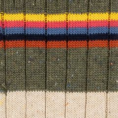 Paul Smith Sock Devon Brown Stripe / Cream - Parasol Store