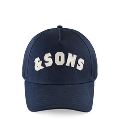 &Sons Baseball Cap Navy - Parasol Store
