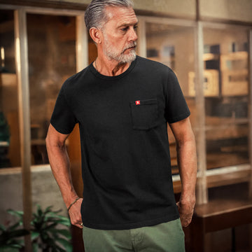 &Sons Boxer Pocket T-Shirt Black