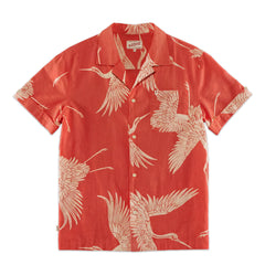 &Sons New Flight Print Club Shirt Multi