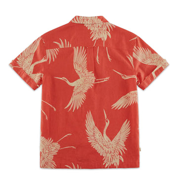 &Sons New Flight Print Club Shirt Multi