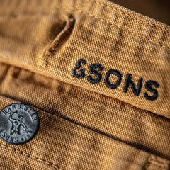 &Sons Ryder Hardwear Canvas Jacket Tan