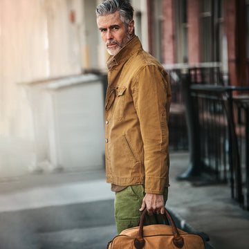 &Sons Ryder Hardwear Canvas Jacket Tan