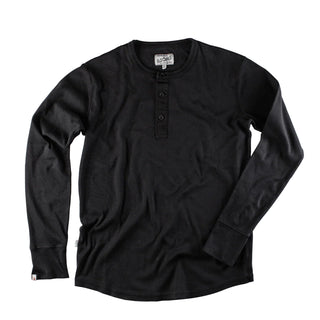 &Sons The New Elder Henley Shirt Black