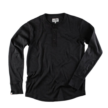 &Sons The New Elder Henley Shirt Black