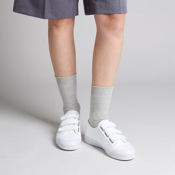 Spring Count Canvas Velcro White