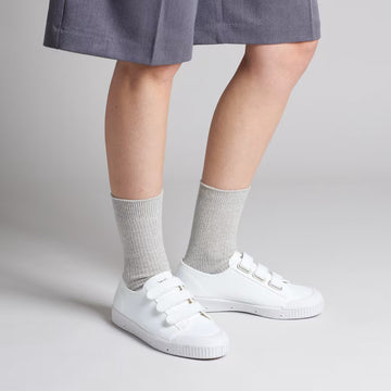 Spring Count Canvas Velcro White