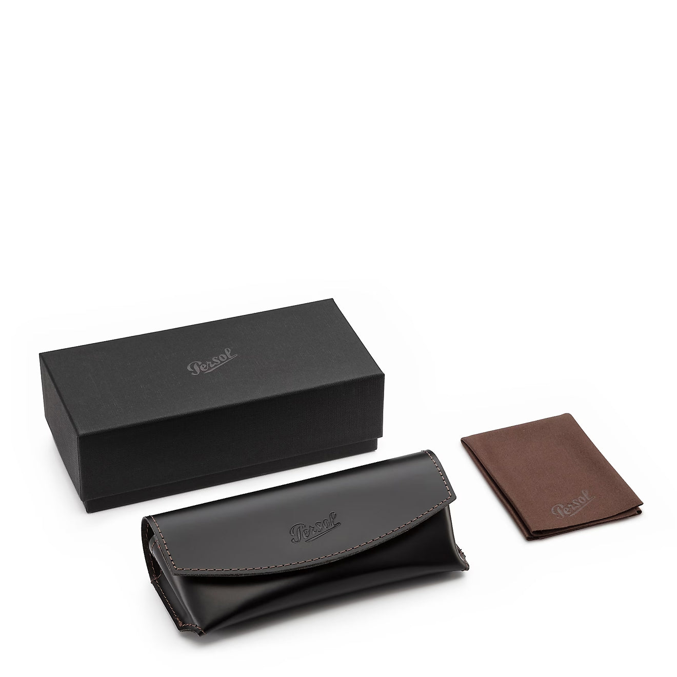 Persol PO1006S Sunglasses Gunmetal / Brown Lens Persol