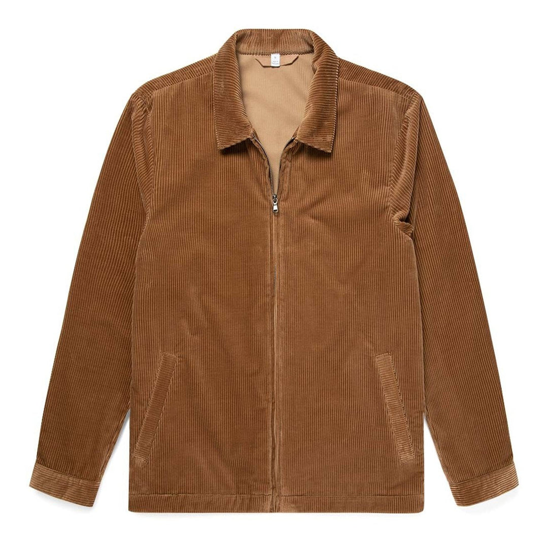 Sunspel Harrington Jacket Dark Camel - Parasol Store