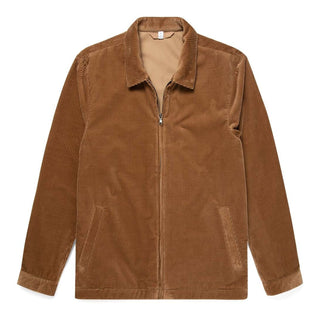 Sunspel Harrington Jacket Dark Camel - Parasol Store