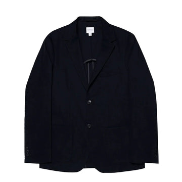Sunspel Brushed Cotton Blazer Navy - Parasol Store