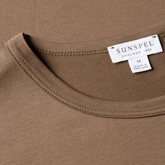 Sunspel Classic Crew T-Shirt Dark Cedar - Parasol Store