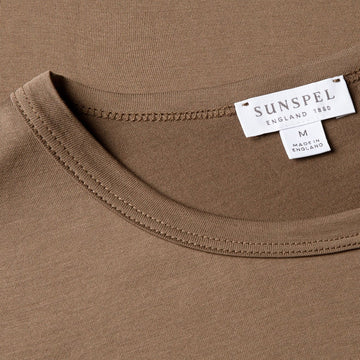 Sunspel Classic Crew T-Shirt Dark Cedar - Parasol Store