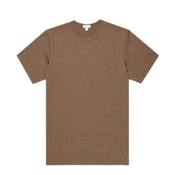 Sunspel Classic Crew T-Shirt Dark Cedar - Parasol Store