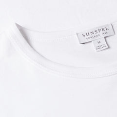 Sunspel Classic Crew T-Shirt White - Parasol Store