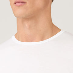 Sunspel Classic Crew T-Shirt White - Parasol Store