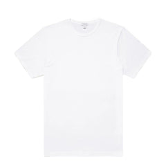 Sunspel Classic Crew T-Shirt White - Parasol Store