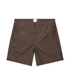 Sunspel Classic Swim Shorts Dark Walnut