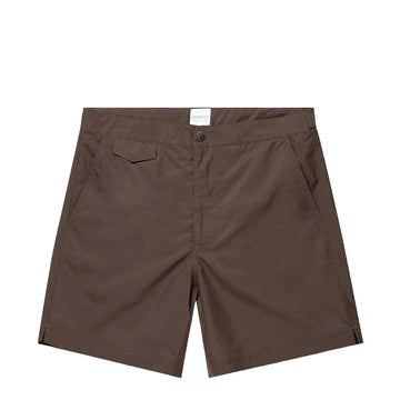 Sunspel Classic Swim Shorts Dark Walnut