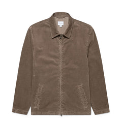 Sunspel Cord Harrington Jacket Bark - Parasol Store