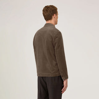 Sunspel Cord Harrington Jacket Bark