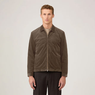 Sunspel Cord Harrington Jacket Bark