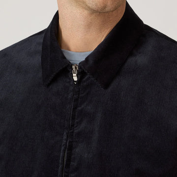 Sunspel Cord Harrington Jacket Navy