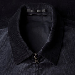 Sunspel Cord Harrington Jacket Navy