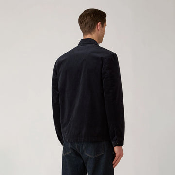 Sunspel Cord Harrington Jacket Navy