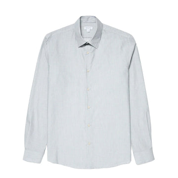 Sunspel Cotton Cashmere Shirt Light Blue / White - Parasol Store