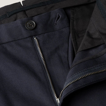 Sunspel Cotton Drill Trouser Navy