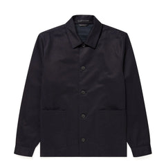 Sunspel Cotton Drill Twin Pocket Jacket Navy