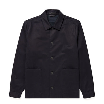 Sunspel Cotton Drill Twin Pocket Jacket Navy