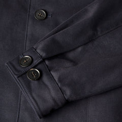 Sunspel Cotton Drill Twin Pocket Jacket Navy