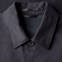 Sunspel Cotton Drill Twin Pocket Jacket Navy