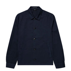 Sunspel Cotton Linen Jacket Navy