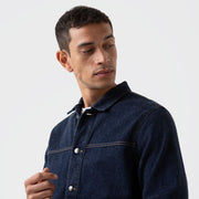 Sunspel Denim Jacket Denim Rinse Wash - Parasol Store