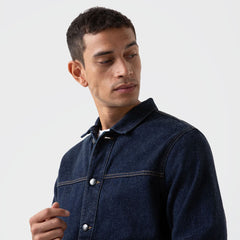 Sunspel Denim Jacket Denim Rinse Wash - Parasol Store