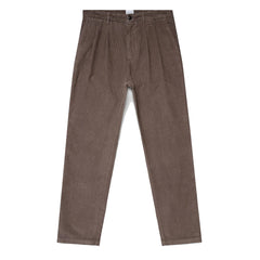 Sunspel Double Pleat Corduroy Trouser Cedar - Parasol Store