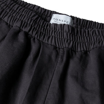 Sunspel Drawstring Short Charcoal - Parasol Store