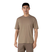 Sunspel Heavy Weight S/S Crew Tee Dark Stone - Parasol Store