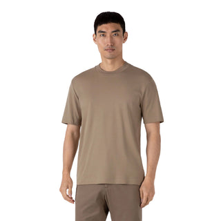 Sunspel Heavy Weight S/S Crew Tee Dark Stone - Parasol Store