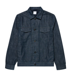 Sunspel Japanese Denim Jacket Denim Rinse Wash