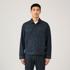 Sunspel Japanese Denim Jacket Denim Rinse Wash